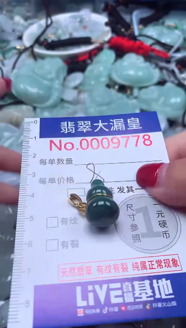 颈饰未镶嵌翡翠9778