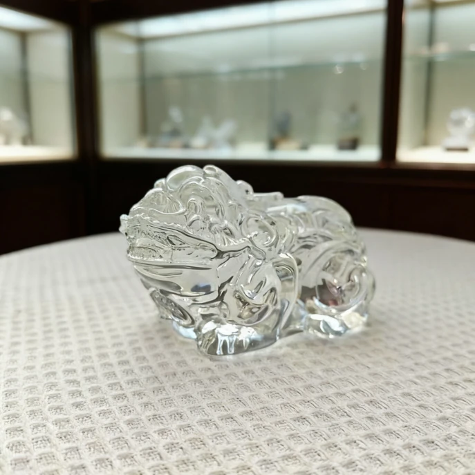 【安宁专属】水晶貔貅摆件桌面开业乔迁新居礼品福气招财送礼网红