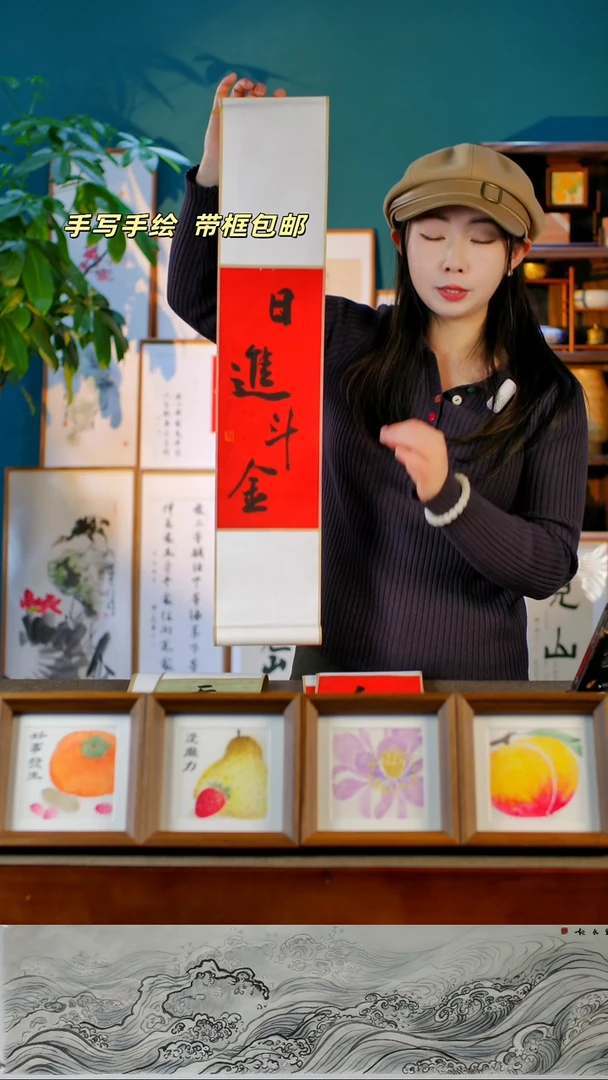 书法日进斗金  卷