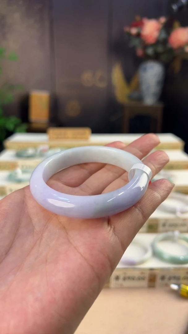 【闪购商品】翡翠手镯未镶嵌紫罗兰