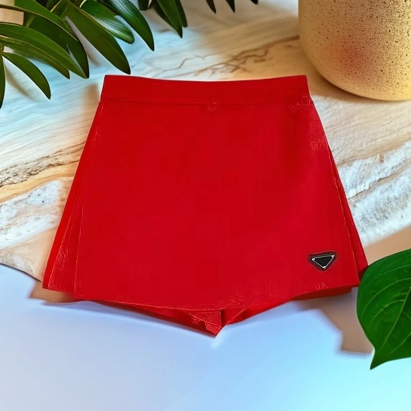 『百搭小裤裙』早春时尚休闲款学院A字高腰短裤裙