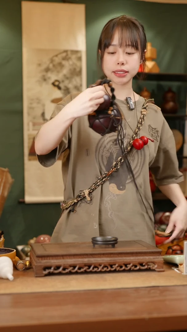 203号精品天然大漆酒葫芦一物一拍~