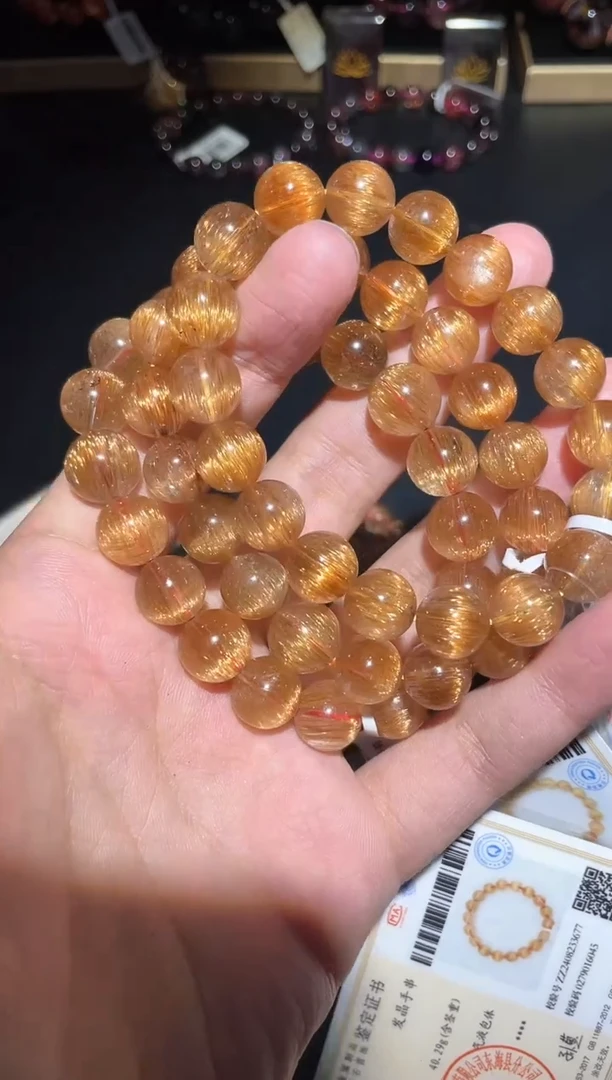 【闪购商品】水晶手链未镶嵌发晶单圈A11（多样性发其一）