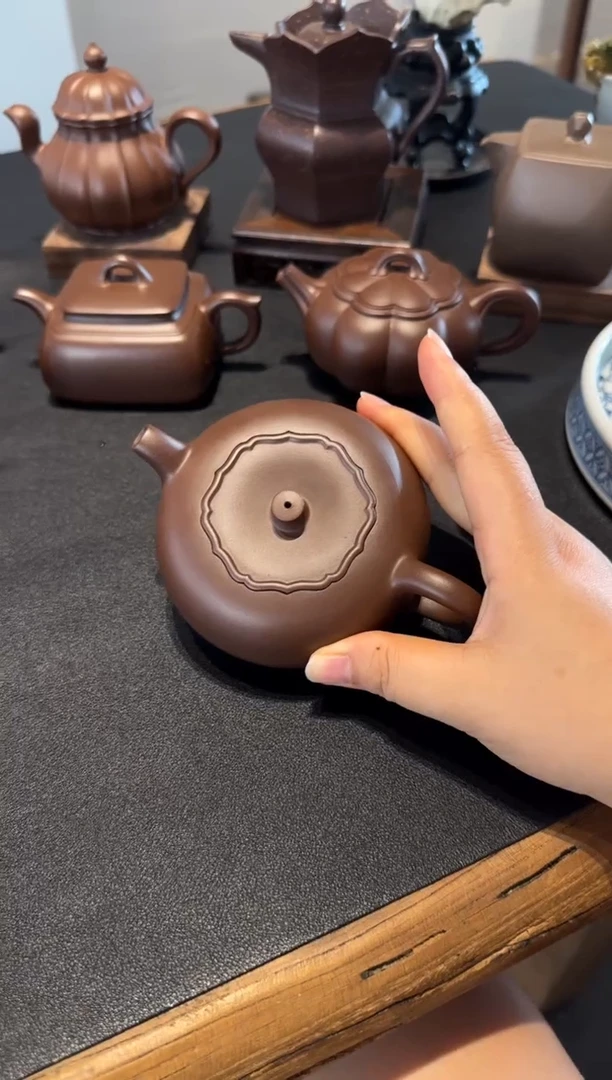 茶壶紫砂云*徊柿柿如意