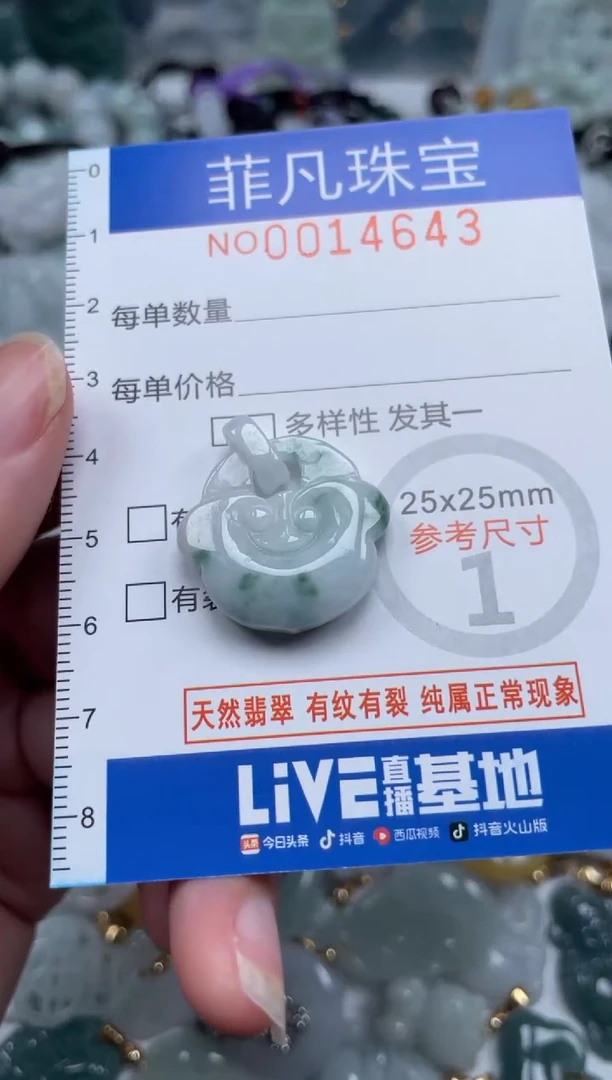 颈饰未镶嵌翡翠14643