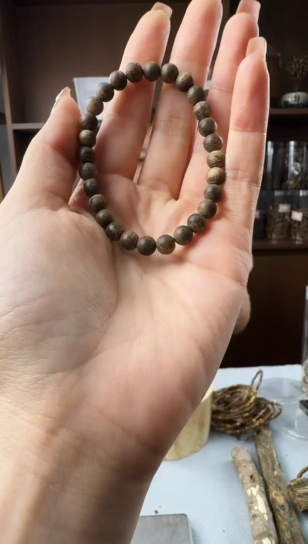 手串沉香06加里曼丹野料单圈多样性发一