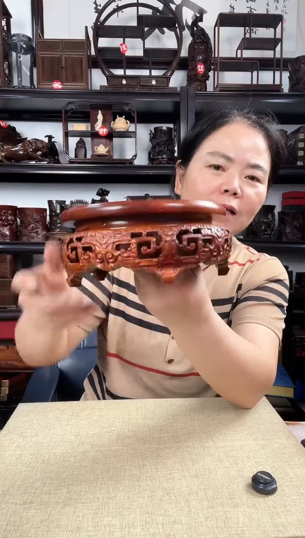 木15公分黄老李红木工艺品