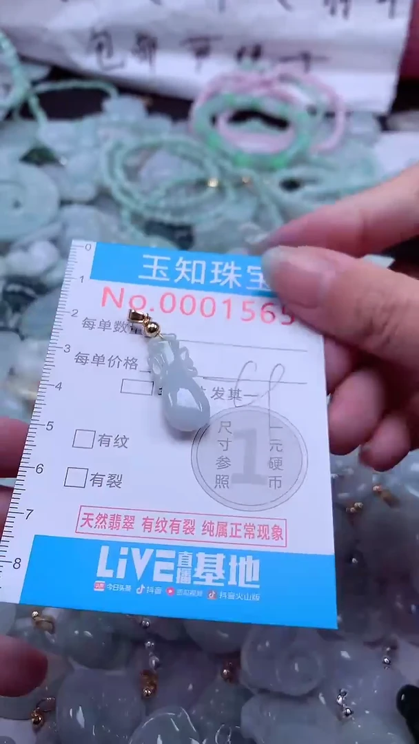 翡翠未镶嵌吊坠(不含链)1565