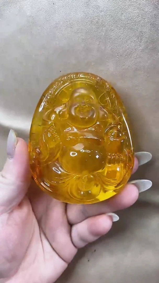琥珀颈饰未镶嵌吊坠