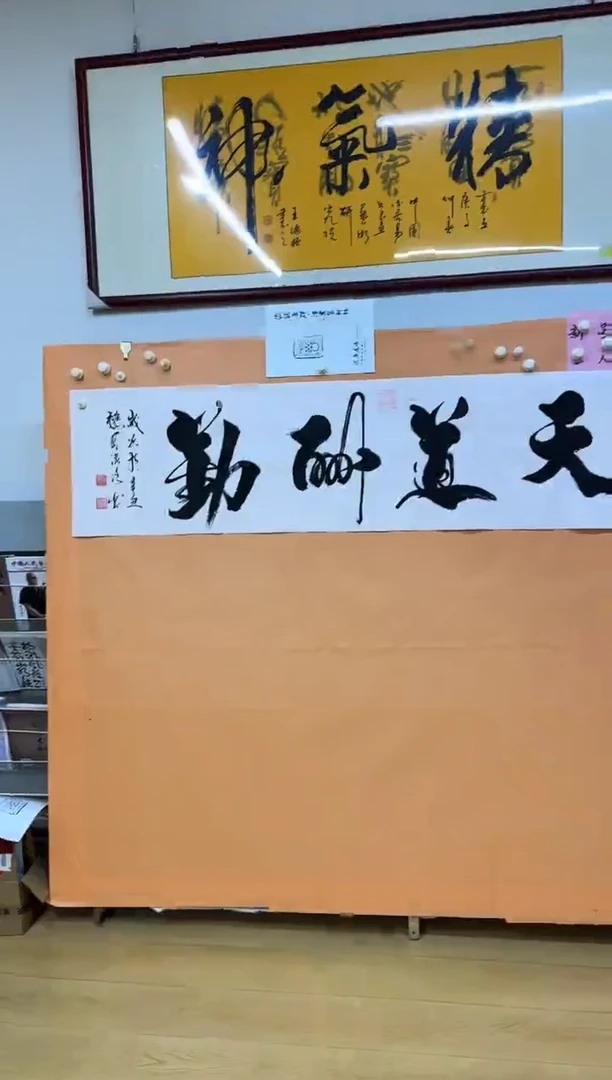 书法天道酬勤作品
