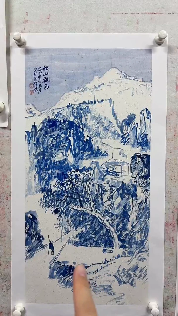 国画手绘原稿-赵洪新-山水-2平尺