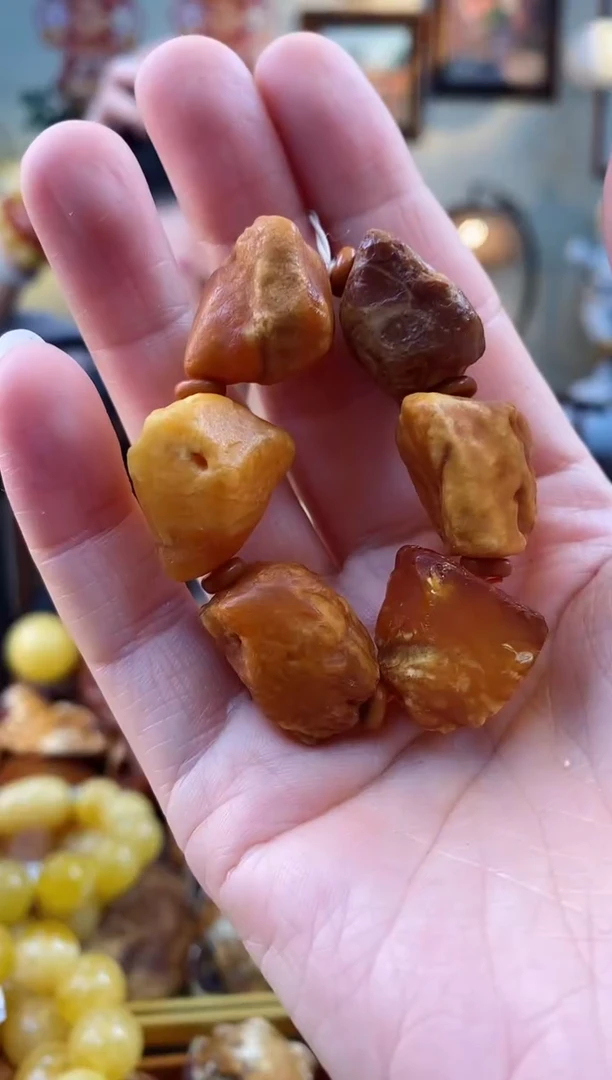 【闪购商品】琥珀手串未镶嵌手串
