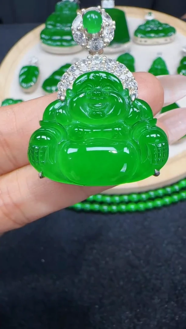 未镶嵌定制翡翠翡翠吊坠183