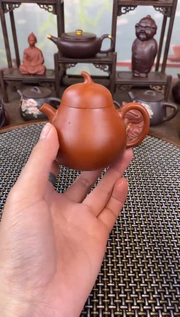 茶壶紫砂孟臣小品茄瓜