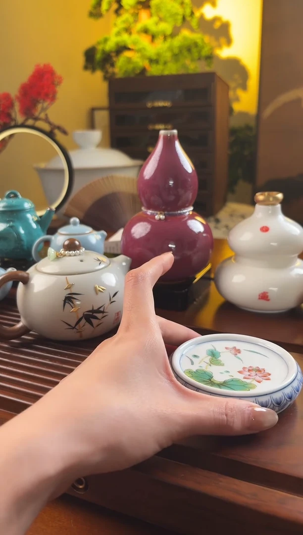 荷花杯垫   CD329