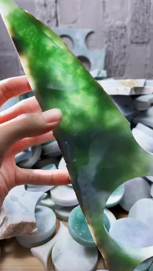 裸石翡翠翡翠a货正品玉石陈414