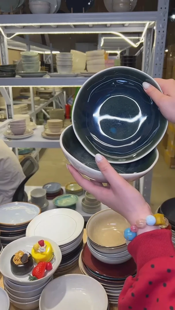 瓷12高温釉下彩陶瓷餐具