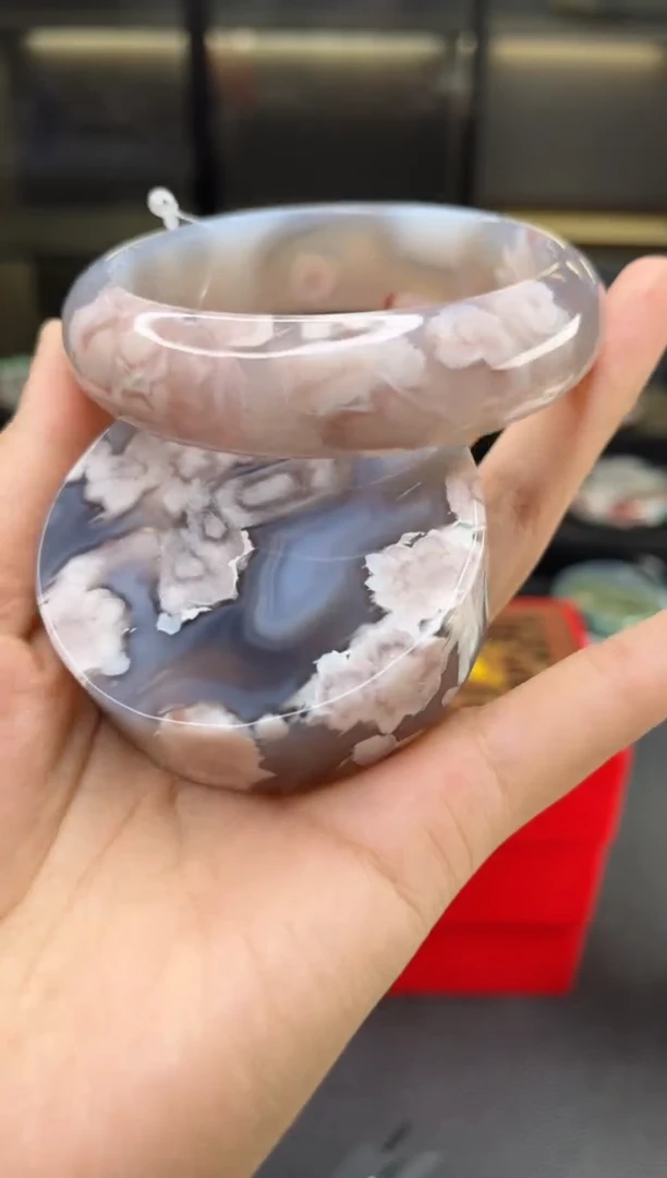 石英质玉手镯未镶嵌61圈口（赠送镯心）6505159