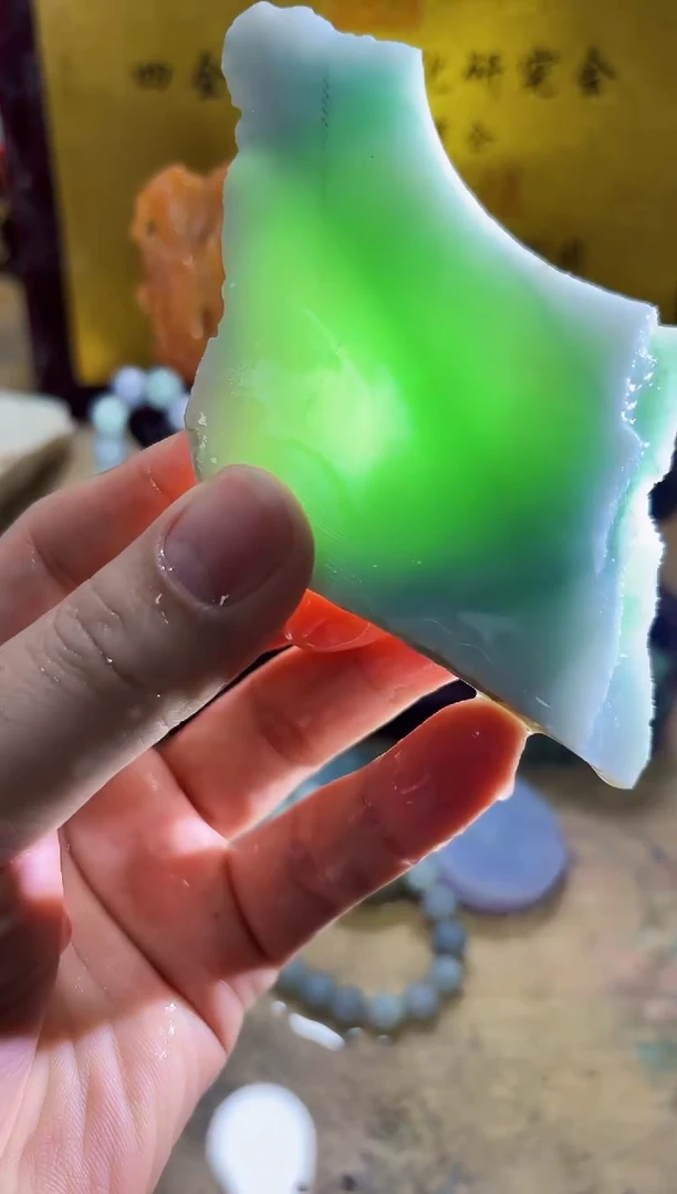 未镶嵌挂件翡翠A货常星7194