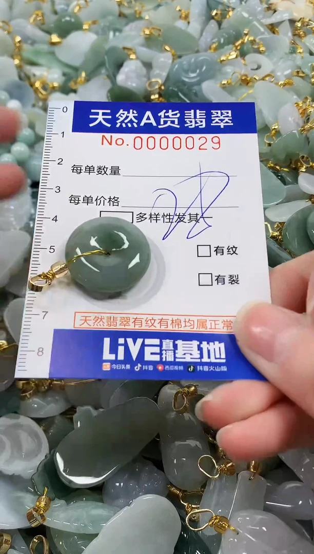 颈饰未镶嵌翡翠纯天然a货翡翠