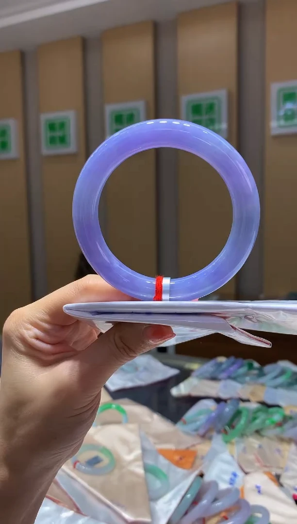 未镶嵌手镯翡翠-C106 圈口57.7