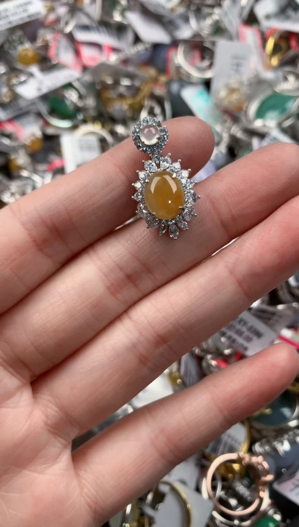 银S925镶嵌戒指翡翠12-12-12    9