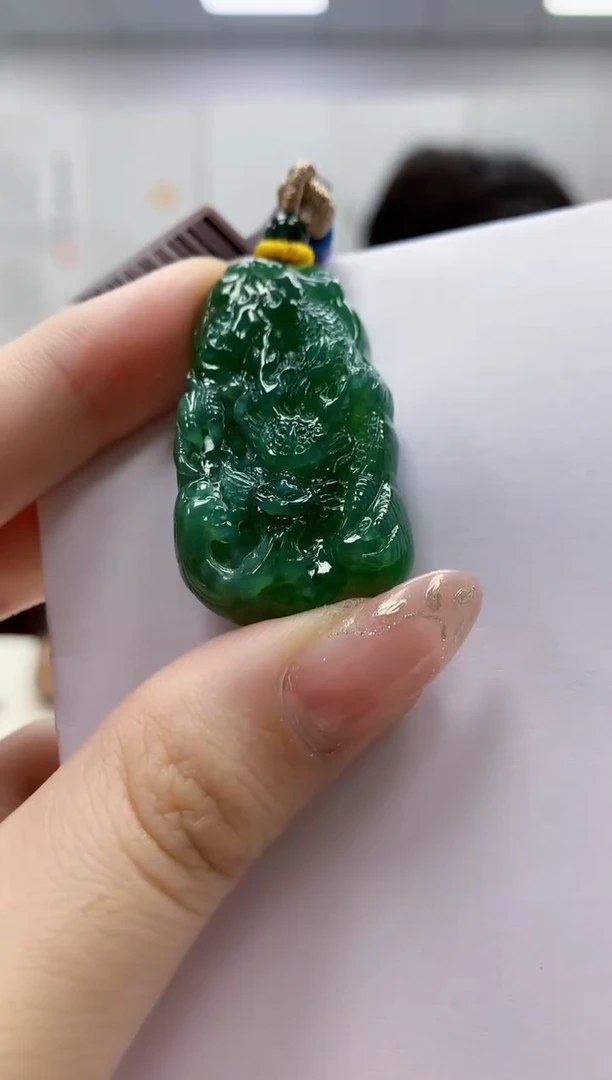 未镶嵌定制翡翠5145jw-毛货挂件47