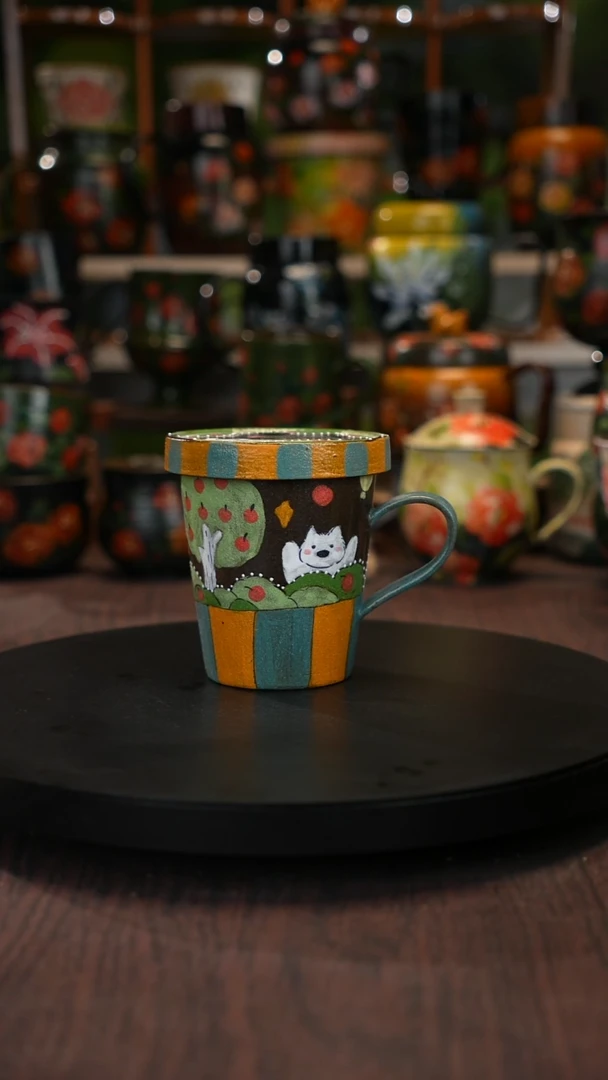 油画釉下 彩手绘