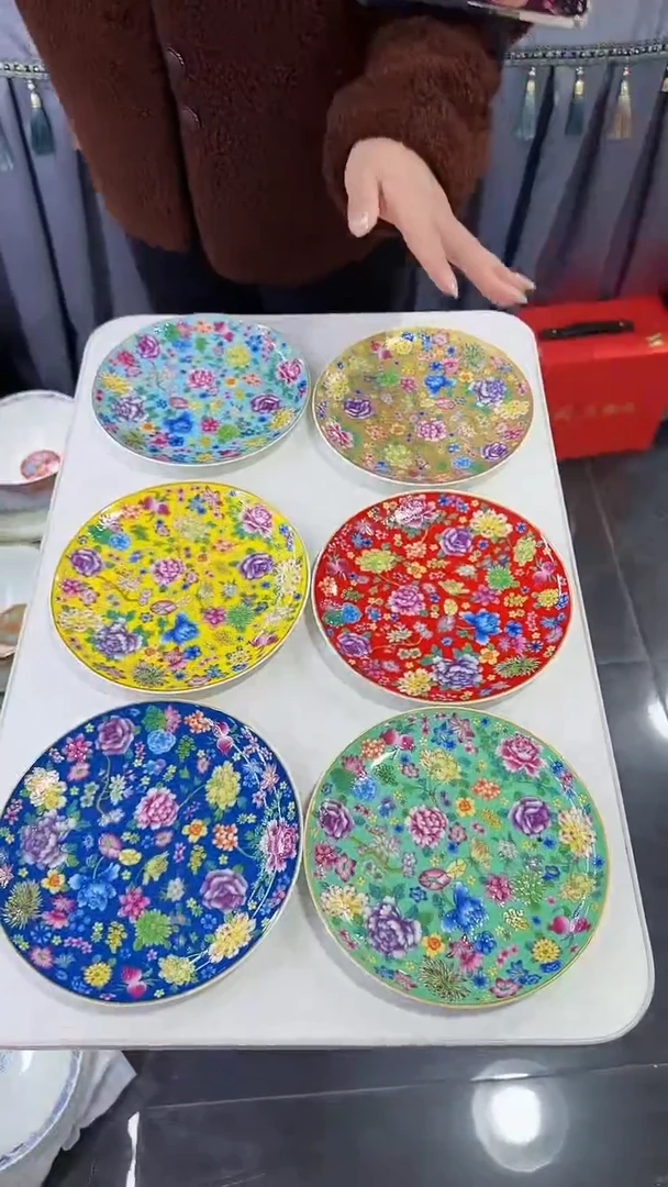 【闪购商品】瓷片7英寸骨碟6个景德镇陶瓷