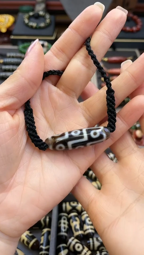 未镶嵌颈饰玛瑙/玉髓精品老吴全手九眼颈饰