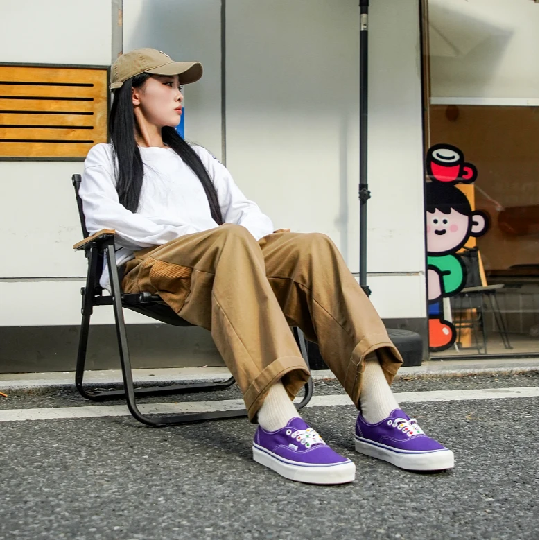 VANS范斯女鞋Authentic 44 DX安纳海姆帆布鞋休闲板鞋VN0A38ENWO5