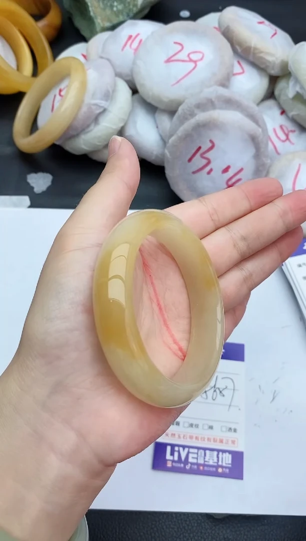 未镶嵌手镯石英质玉67+56/57