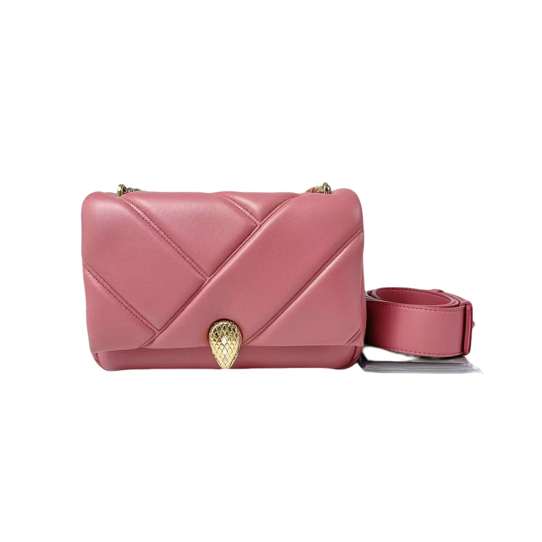 95新 BVLGARI/宝格丽 安洁利严选蛇头包/0016189