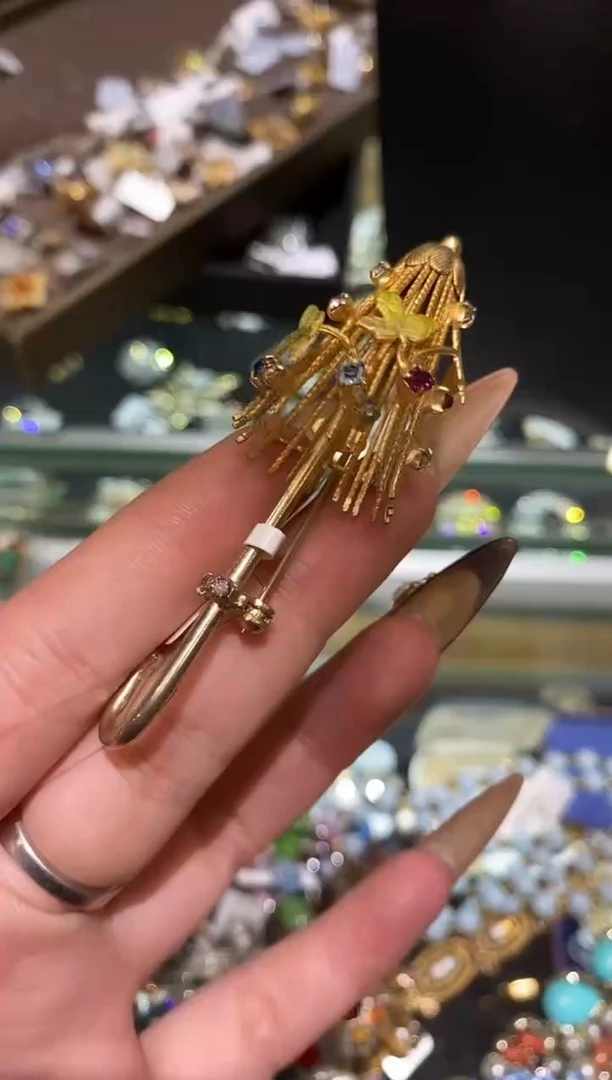 琉璃铜合金楚楚珠宝中古甄选不退换