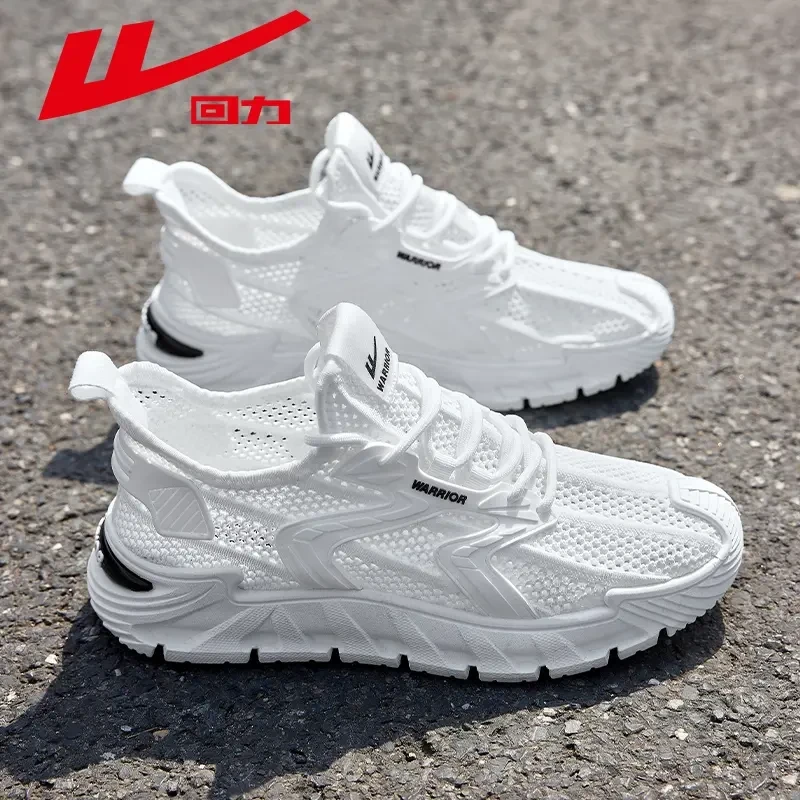 回力网面男鞋运动鞋爆款2025新款冬季透气户外运动休闲男士跑步鞋