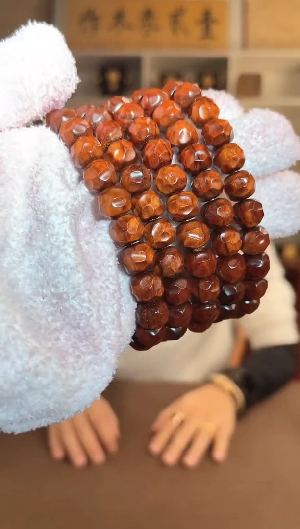 檀香紫檀（小叶紫檀）琴料无相单圈手串 9*10