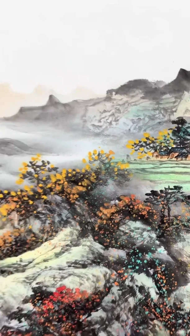 国画周建真老师绘画作品29-11