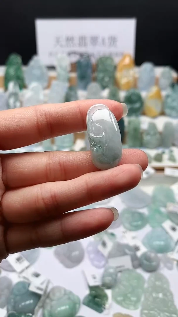 吊坠(不含链)未镶嵌翡翠8如意