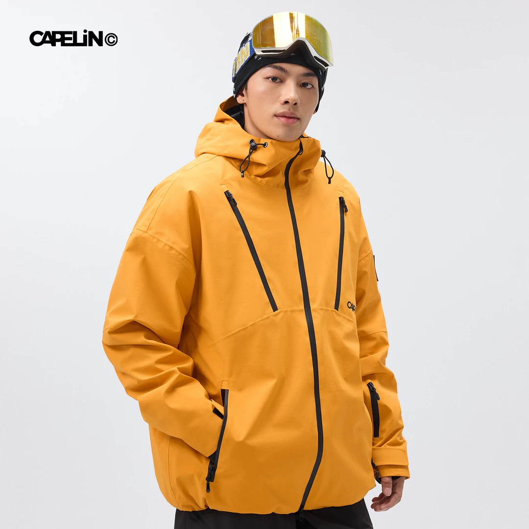 CAPELIN滑雪服男女款2025年新款保暖宽松3L单板外套防水上衣J18