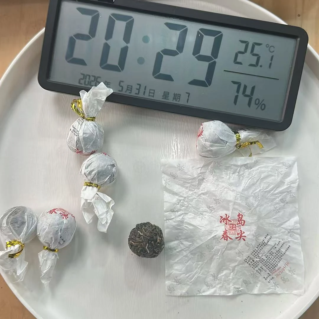 167 2023年头春头采坡脚白水河大古树冰岛春尖生茶龙珠-0531004
