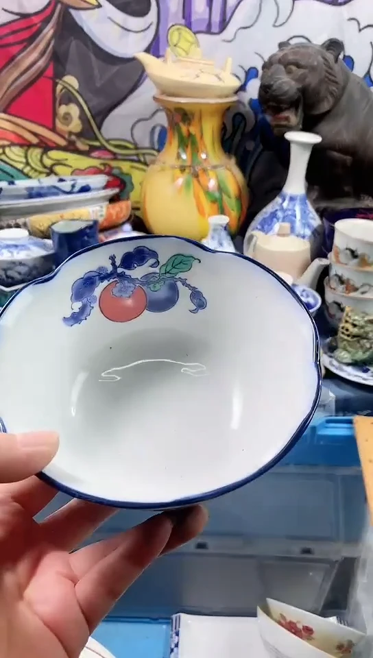 茶杯紫砂娟*镰仓物语甄选瓷器21