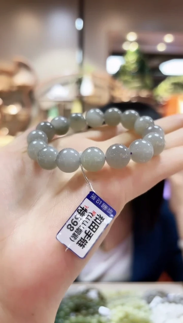 颈饰未镶嵌和田玉手链12