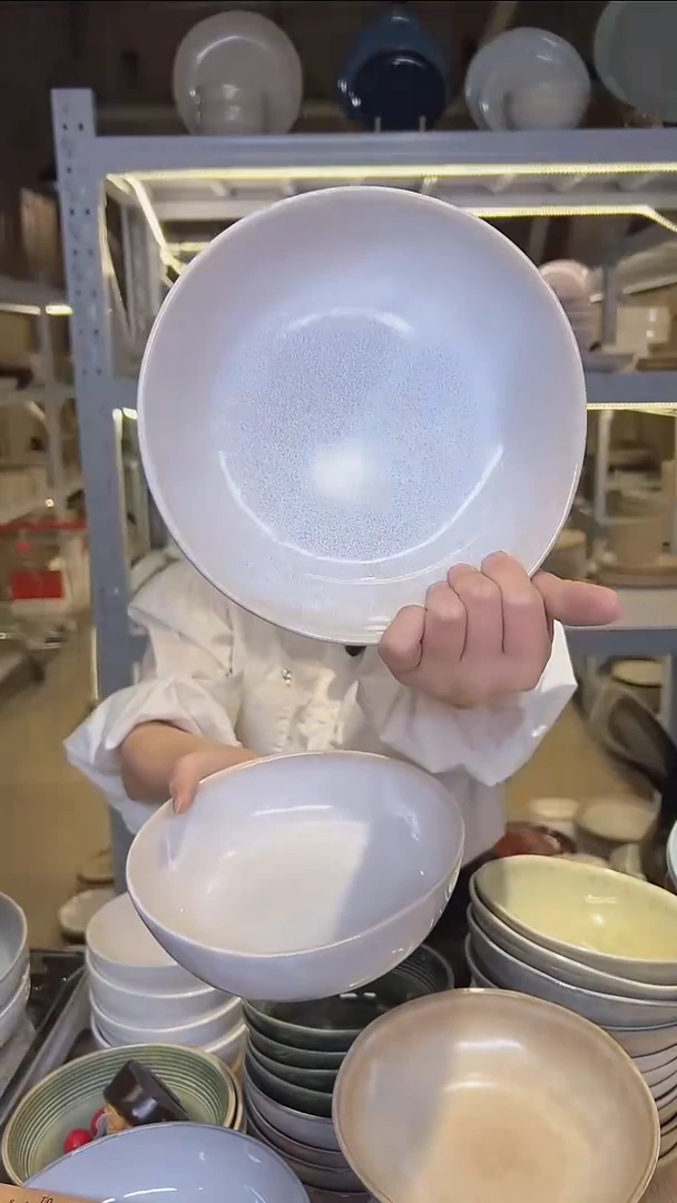 瓷250外贸尾货高温釉下彩陶瓷餐具默认微瑕