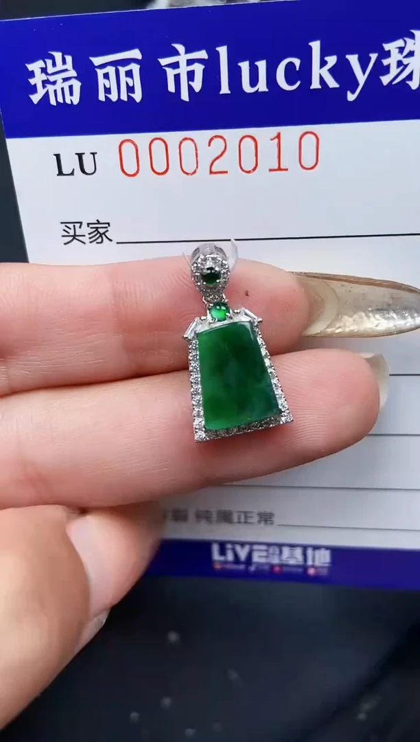 【闪购商品】翡翠颈饰银S925镶嵌2010