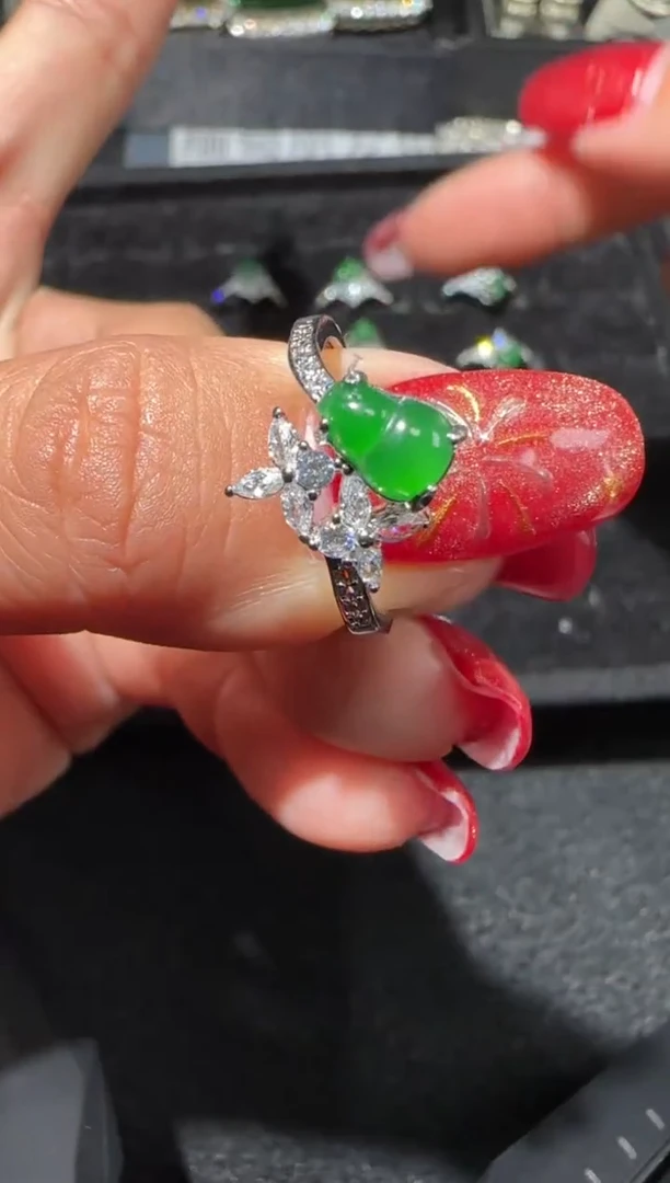 【闪购商品】翡翠戒指未镶嵌9902多样性发货拍一发一