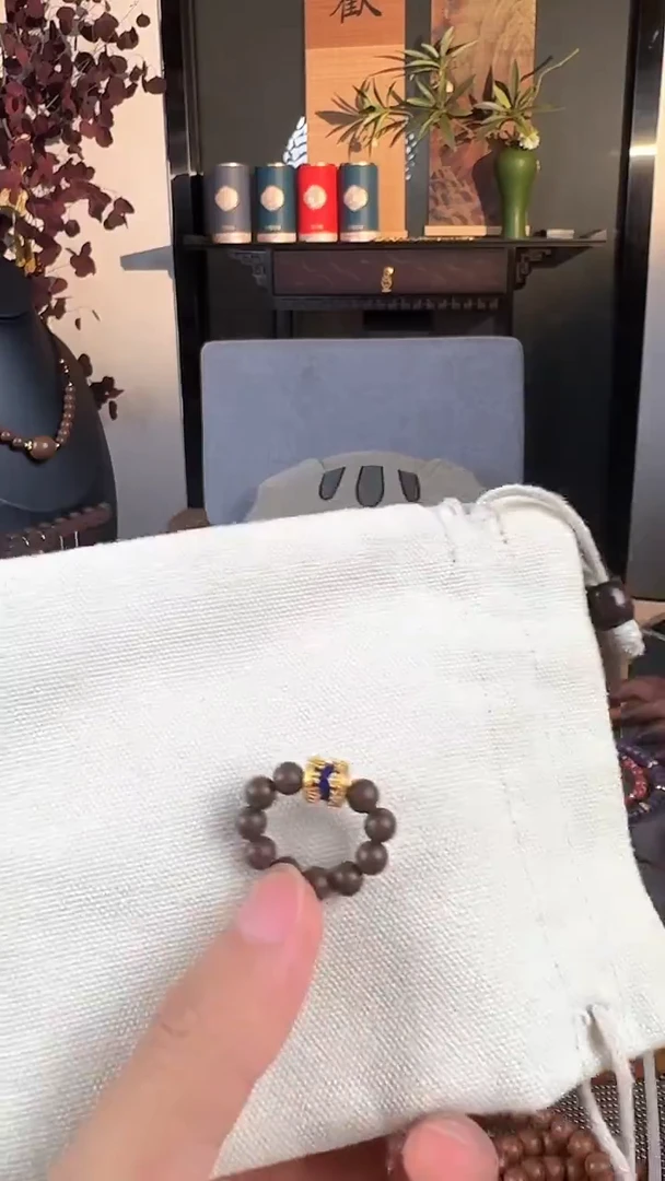 泥塑龙涎香6mm戒指