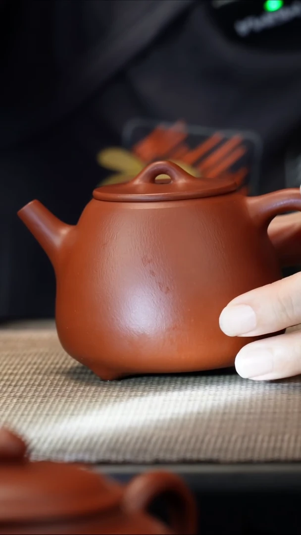茶壶紫砂朱泥高瓢200c