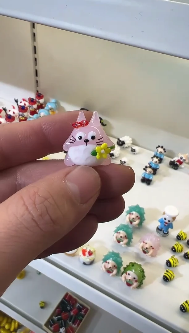 手工艺品琉璃龙猫