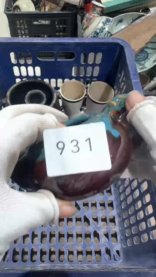 陶瓷漂**钩工艺品摆件0922931