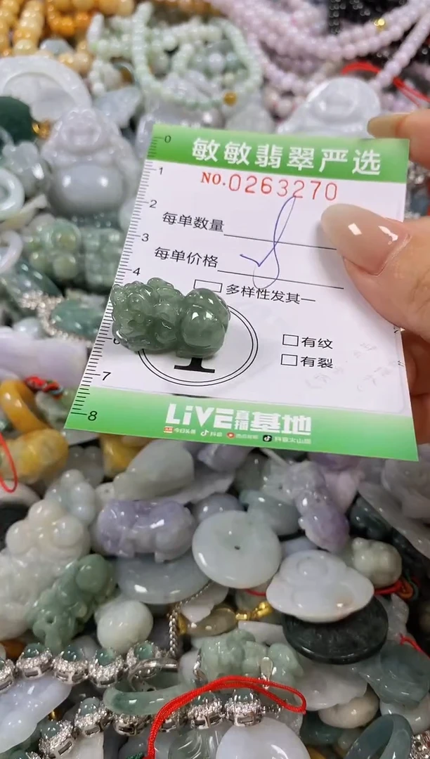 翡翠未镶嵌颈饰闪购0263270